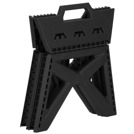 Scaun inaltator multifunctional tip scara, 100 kg, compact, cu maner, 23x31x23 cm, negru [13]