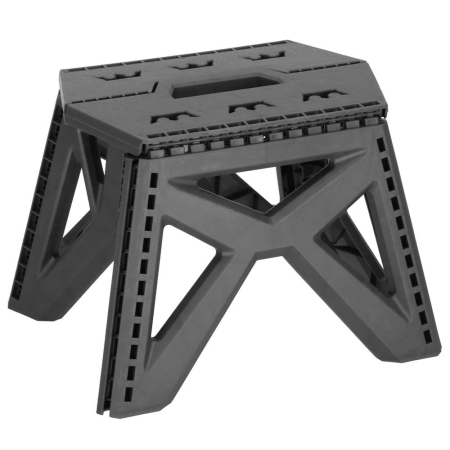 Baie - Scaun inaltator multifunctional tip scara, 100 kg, compact, cu maner, 32x30x23 cm, gri
