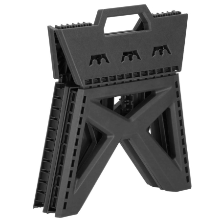 Scaun inaltator multifunctional tip scara, 100 kg, compact, cu maner, 32x30x23 cm, gri [12]