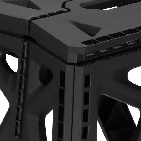 Scaun inaltator multifunctional tip scara, 150 kg, compact, cu maner, 45x37x34 cm, negru [11]