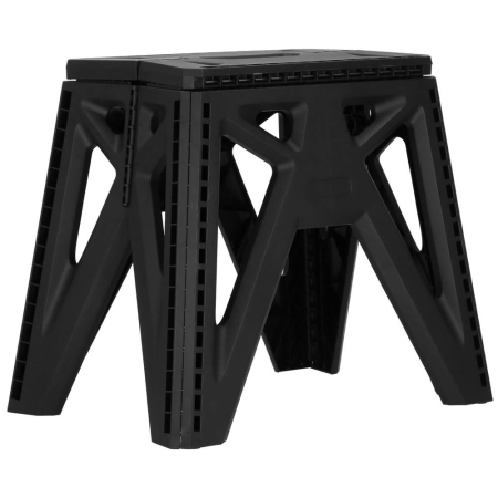 Scaun inaltator multifunctional tip scara, 150 kg, compact, cu maner, 45x37x34 cm, negru [4]