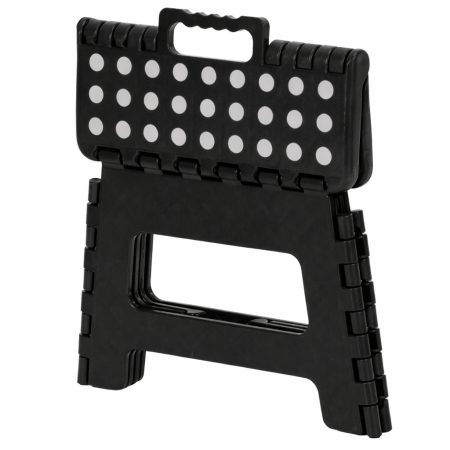 Scaun inaltator multifunctional tip scara, antiderapant, 22 cm, maxim 150 kg, negru [1]