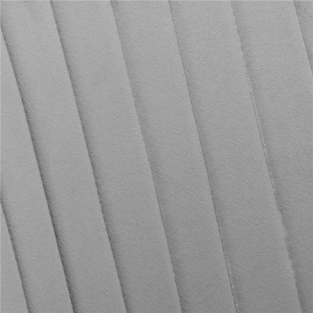 Scaun living tapitat, design modern, catifea, picioare metalice, 85x52x46 cm, gri [13]