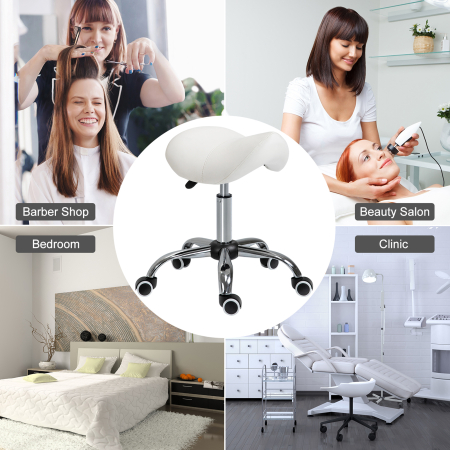  scaun pentru salon, tip sa 52×53×49-61cm, crem [5]