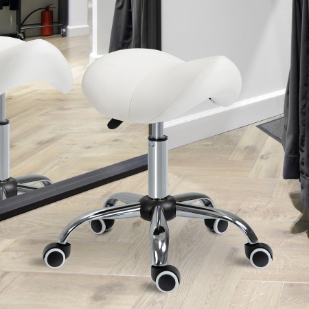  scaun pentru salon, tip sa 52×53×49-61cm, crem [1]