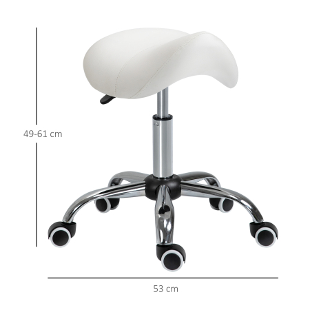  scaun pentru salon, tip sa 52×53×49-61cm, crem [2]