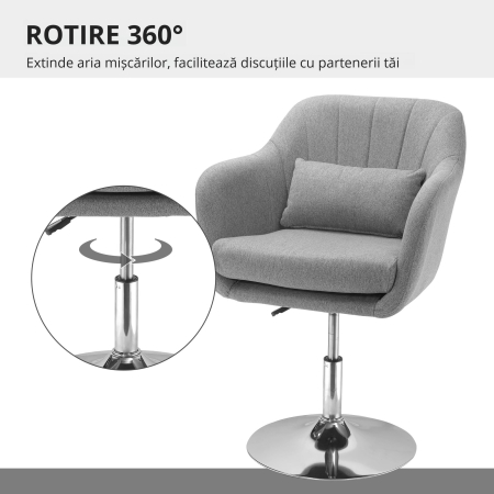  Scaun Pivotant 360° cu Suport Lombar [6]