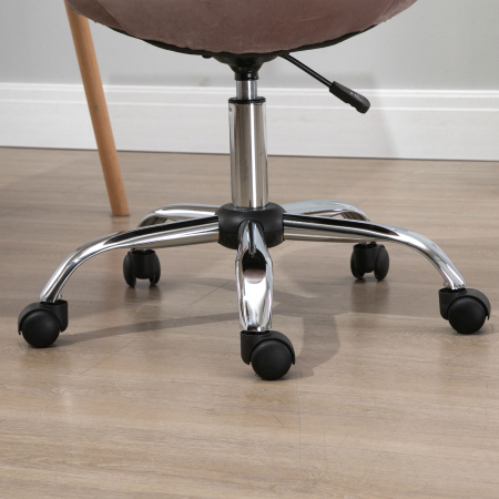  Scaun Pivotant pentru Birou Ergonomic Reglabil Roz [8]