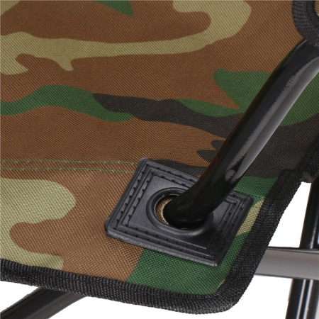 Scaun pliabil camping sau pescuit, suport pahar, 80x40x45cm, camuflaj [7]