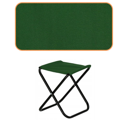 Scaun pliabil pentru camping sau pescuit, cadru metalic, maxim 100 kg, 26x26x34 cm, verde [4]