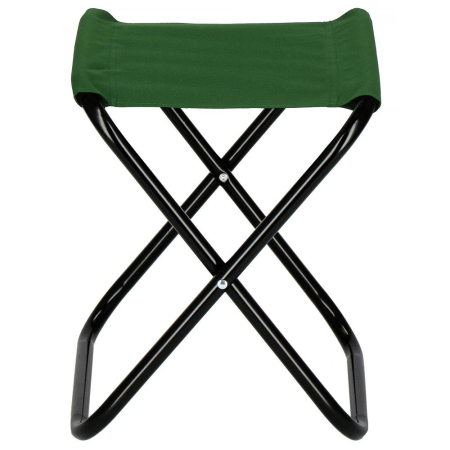Gradina & balcon - Scaun pliabil pentru camping sau pescuit, cadru metalic, maxim 100 kg, 26x26x34 cm, verde