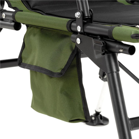 Scaun pliabil premium pentru pescuit sau camping cu suport pentru picioare, reglabil in 5 pozitii, picioare reglabile pe inaltime, 81x57x100 cm, 140 k [8]