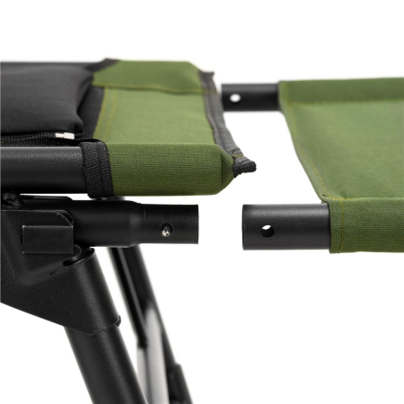 Scaun pliabil premium pentru pescuit sau camping cu suport pentru picioare, reglabil in 5 pozitii, picioare reglabile pe inaltime, 81x57x100 cm, 140 k [9]