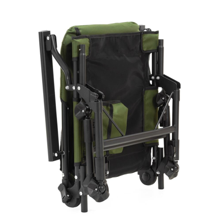 Scaun pliabil premium pentru pescuit sau camping cu suport pentru picioare, reglabil in 5 pozitii, picioare reglabile pe inaltime, 81x57x100 cm, 140 k [18]