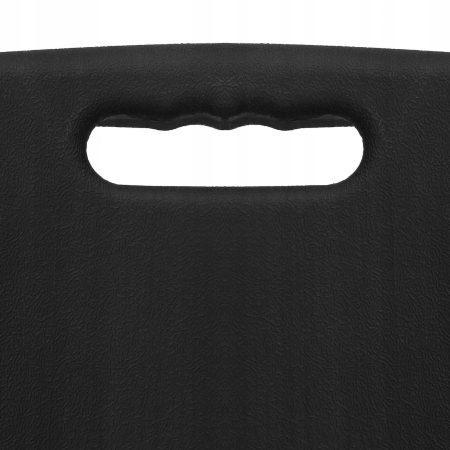 Scaun pliant din plastic pentru catering sau terasa, sarcina 150kg, negru [8]