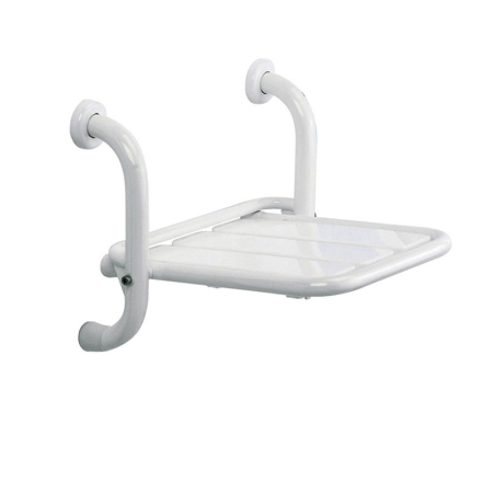 Accesorii dus - Scaun rabatabil pentru dus, Thermomat, alb