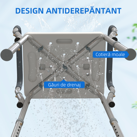  Scaun Reglabil de Dus cu Manere, Multicolor [7]