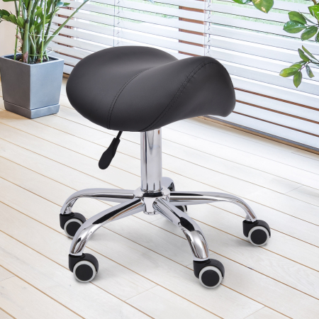  Scaun tip sa pentru coafura reglabil, negru [1]