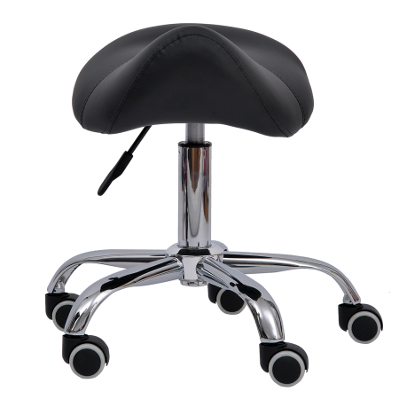 Dormitor & birou -  Scaun tip sa pentru coafura reglabil, negru