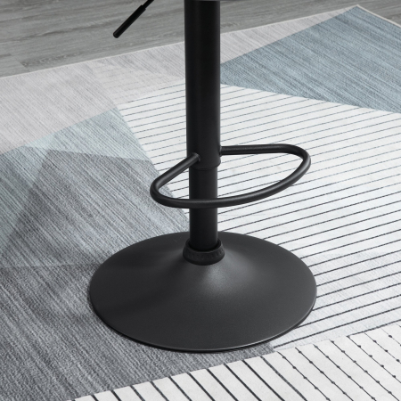  Scaune Bar x2 - Pivotante, Gri Catifelat, inaltime Reglabila [7]