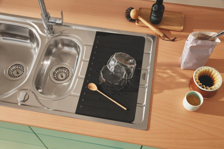 Scurgator Grohe 40871K00, 450 x 400 mm, cauciuc, negru [2]