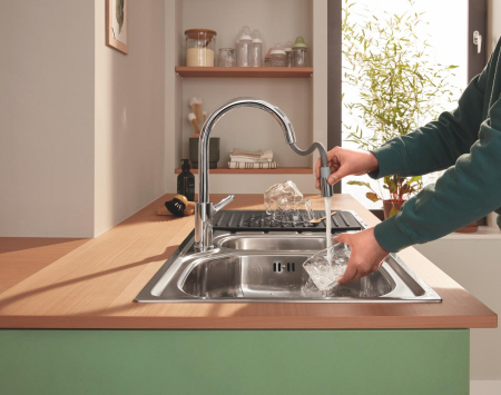 Scurgator Grohe 40871K00, 450 x 400 mm, cauciuc, negru [4]
