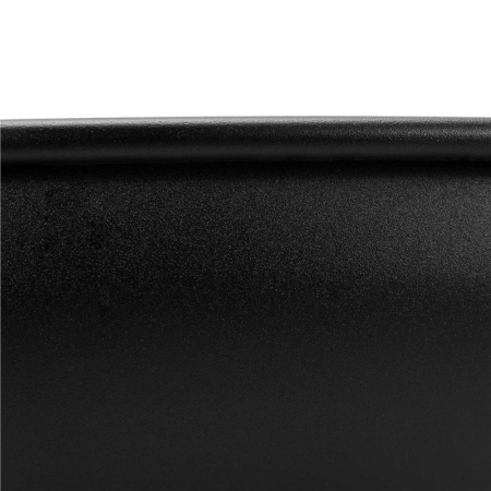 Semineu de exterior tip bol, focar cu manere laterale, din otel, 58x23 cm, negru [9]