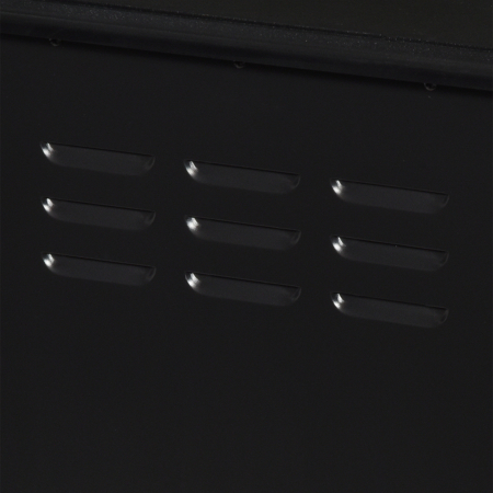  Semineu Electric cu Efect Flacara de Podea Putere 950W /1850W 42x28x54cm Negru [8]