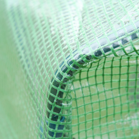  Sera Cabina Portabila 6' x 3' x 6', Folie PE, Sera de Gradina cu Cadru de Otel, Usa cu Fermoar, Aerisire Superioara, pentru Flori, Legume, Puieti, Plante Tropicale, Verde [6]