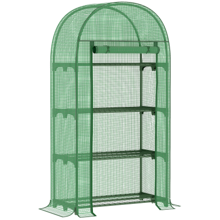 Prelate, pavilioane, umbrele terasa -  sera de gradina, 80x49x160cm, verde