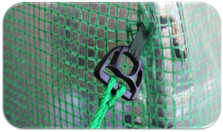 Sera gradina tip tunel 250x400x200 cm, folie PE 140g/m2 UV4, 3 segmente, 6 ferestre rulante, usa blocabila, 10 mp, verde [6]