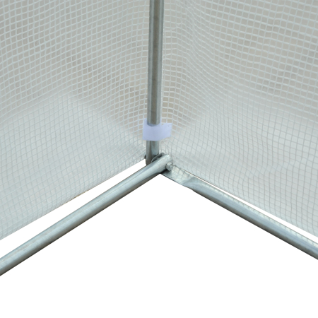  Sera Gradina 450×300×200 cm - Fier & PE, Acoperis inclinat [8]