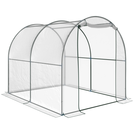 Prelate, pavilioane, umbrele terasa -  sera gradina tip tunel din PVC, 250x200x200 cm