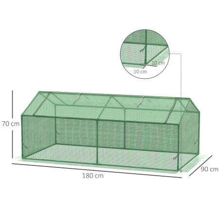  Sera Mica 2 Niveluri - Balcon/Gradina, Cu PE Transparent [2]