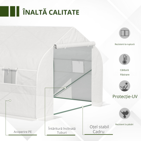 Sera pentru Gradina cu 8 Ferestre si Usa [6]