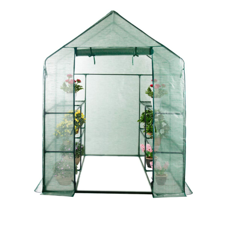 Zootehnie & Agricultura - Sera polietilena Micul Fermier 1.4x1.4x1.9m densitate 140g/mp rezistenta radiatii solare UV4