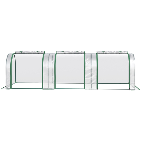  Sera Tunel PVC & Otel - 295×100×80 cm, Cu Usi Fermoar [8]