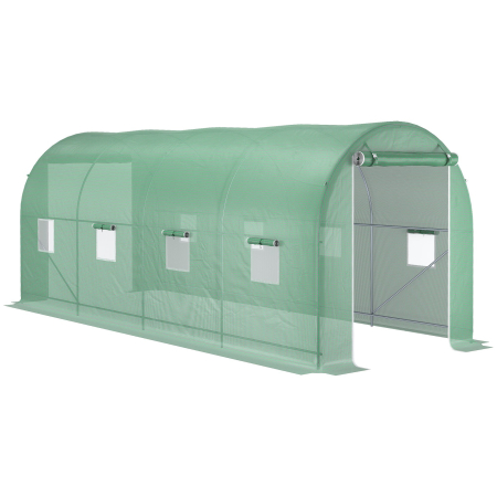 Gradina & balcon -  Sera Tunel Verde 500×200×205 cm - Cadr, Otel & 8 Ferestre
