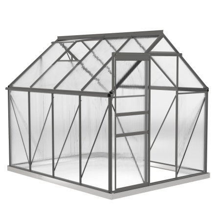 Gradina & balcon -  Sera Walk-In Aluminiu & Policarbonat - Ventilatie si Jgheab
