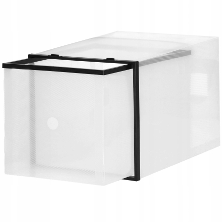 Set 10 cutii organizare pentru pantofi, 28x20x20, transparent [7]