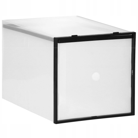 Set 10 cutii organizare pentru pantofi, 28x20x20, transparent [8]