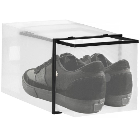Set 10 cutii organizare pentru pantofi, 28x20x20, transparent [1]