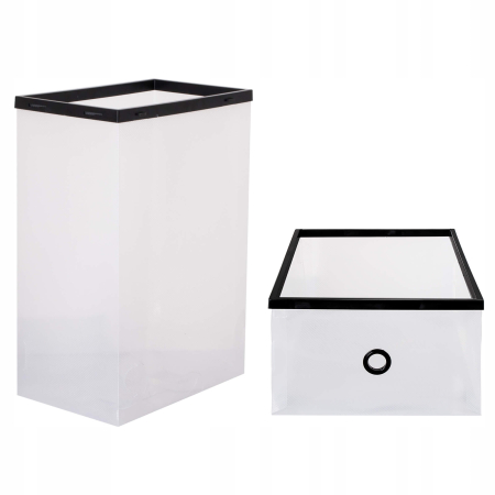 Set 10 cutii organizare pentru pantofi, 33x23x13, transparent [4]