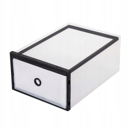 Set 10 cutii organizare pentru pantofi, 33x23x13, transparent [5]