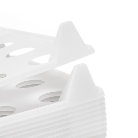 Set 10 organizatoare pentru separare si depozitare haine, stivuibile, 26x32 cm, alb [8]