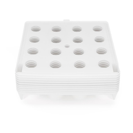 Set 10 organizatoare pentru separare si depozitare haine, stivuibile, 26x32 cm, alb [5]