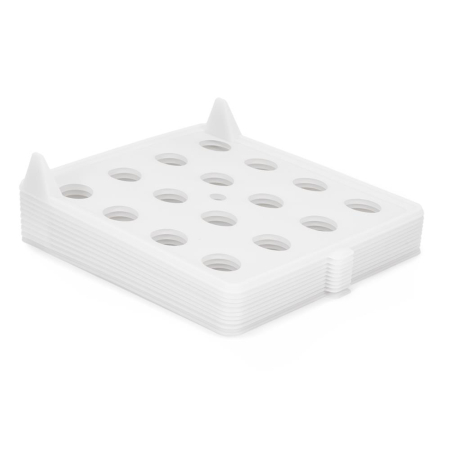 Set 10 organizatoare pentru separare si depozitare haine, stivuibile, 26x32 cm, alb [12]