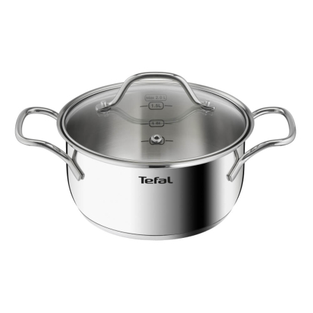 Set 10 piese Tefal Intuition B864SA74, cratita cu maner de 16 cm, cratite si oale cu manere 18/20/22/24 cm, otel inoxidabil, inductie, 5 capac [1]