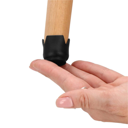 Set 16 protectii pentru picioare de mobilier cu baza din fetru, Ø14-16 mm, negru [24]