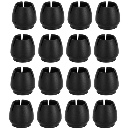 Set 16 protectii pentru picioare de mobilier cu baza din fetru, Ø14-16 mm, negru [1]